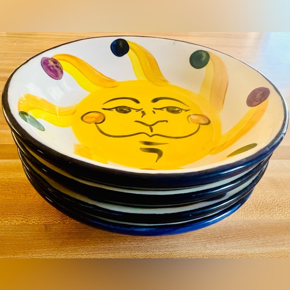 Vicki Carroll Set of 4 Cereal/Soup Bowls from 1994 EUC/VGUC - Picture 9 of 10